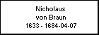 Nicholaus von Braun