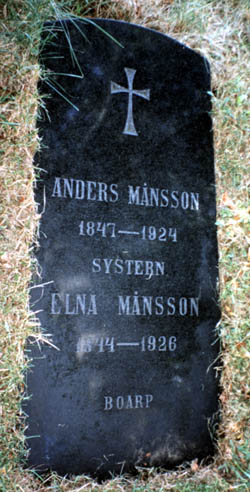 Anders and Elna Månsson – After
