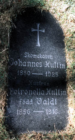Johannes and Petronella Hultin – After